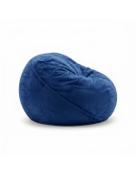 Сhair pouf for home Cloud Large Velor Monaco Blue