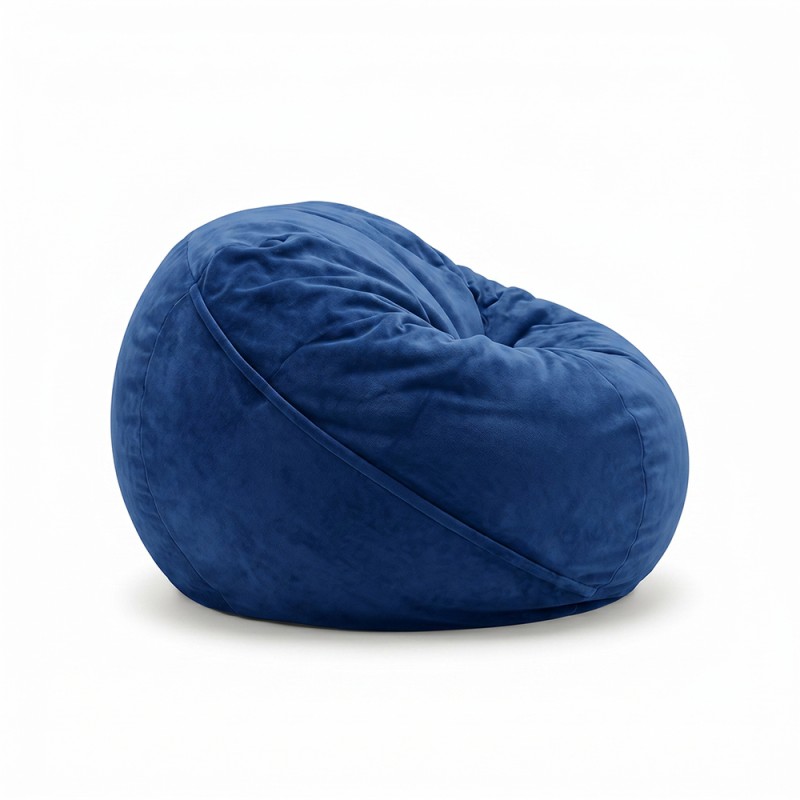 Сhair pouf for home Cloud Large Velor Monaco Blue