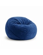 Сhair pouf for home Cloud Large Velor Monaco Blue