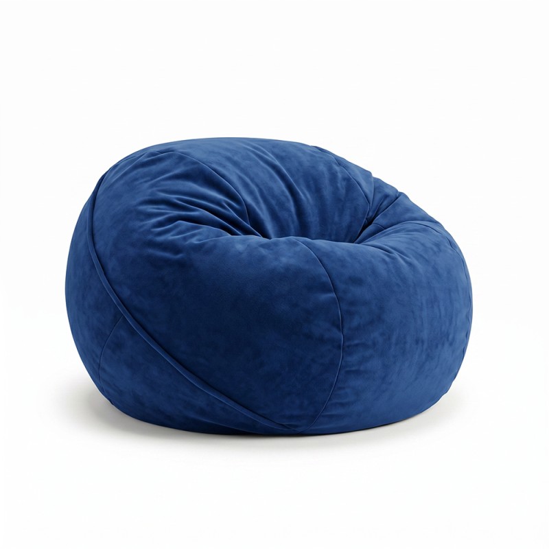 Сhair pouf for home Cloud Large Velor Monaco Blue