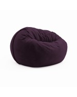 Soft pouf Cloud Small Velor Dark Purple