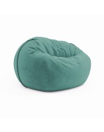 Сhair pouf for home Cloud Large Velor Lucite Green