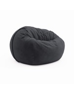 Сhair pouf for home Cloud Large Velor Volcanic Ash
