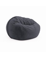 Frameless armchair (soft pouf) Cloud Medium Velor Grey Violet
