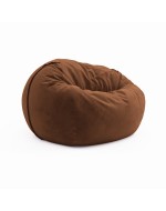 Frameless armchair (soft pouf) Cloud Medium Velor Herbal Honey