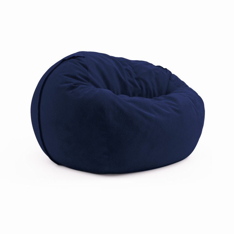 Soft pouf Cloud Small Velor Monaco Blue