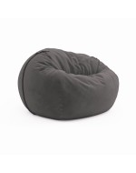 Frameless armchair (soft pouf) Cloud Medium Velor Walnut
