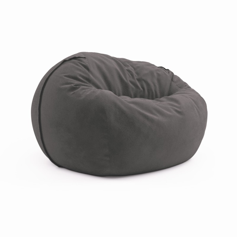 Frameless armchair (soft pouf) Cloud Medium Velor Walnut