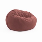 Big chair pouf for home Cloud Velour Canyon Rose