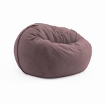 Big chair pouf for home Cloud Velour Rose Quartz