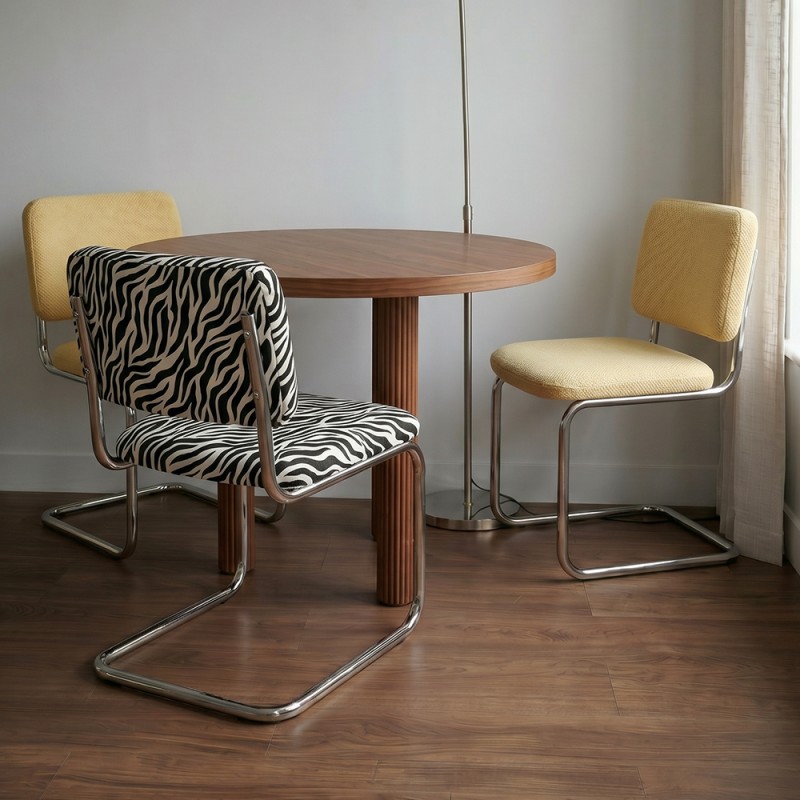 Chair LOOP Base Print Zebra