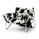 Armchair Niko 90x80 Print Cow