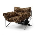 Armchair Niko 90x80 Print Leo