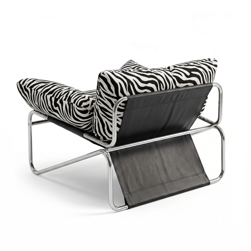 Armchair Niko Print Zebra