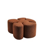 Designer pouf MAK BOUCLE BRICK