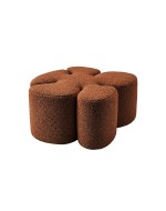 Designer pouf MAK BOUCLE BRICK
