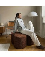 Designer pouf MAK BOUCLE BRICK