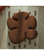 Designer pouf MAK BOUCLE BRICK