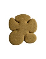 Designer pouf MAK BOUCLE MOSTAZA