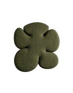 Designer pouf MAK BOUCLE OLIVE GREEN