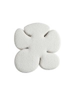 Designer pouf MAK BOUCLE WHITE