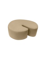Designer pouf SHRIMP DIVA CAMEL