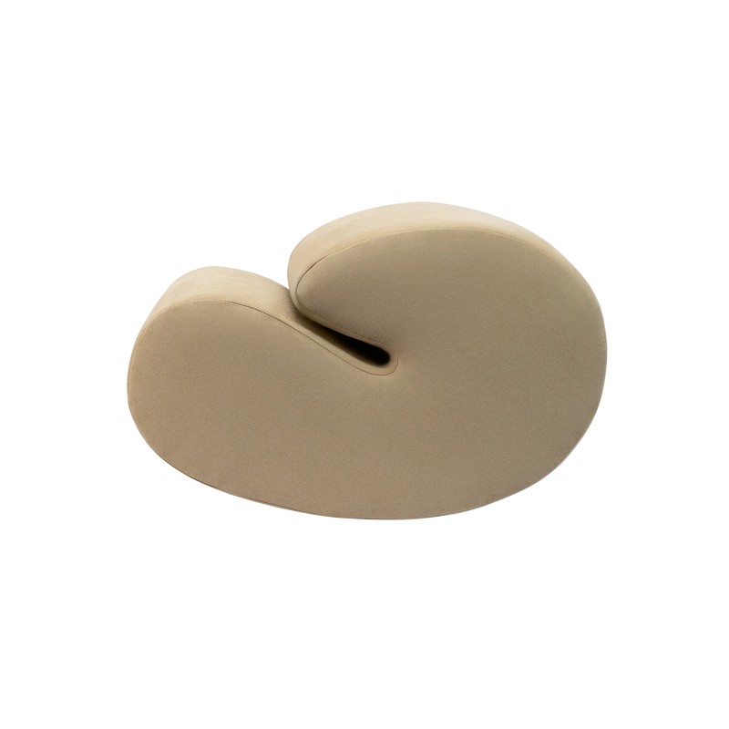 Designer pouf SHRIMP DIVA CAMEL
