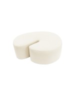 Designer pouf SHRIMP DIVA CREAM