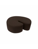 Designer pouf SHRIMP DIVA ESPRESSO
