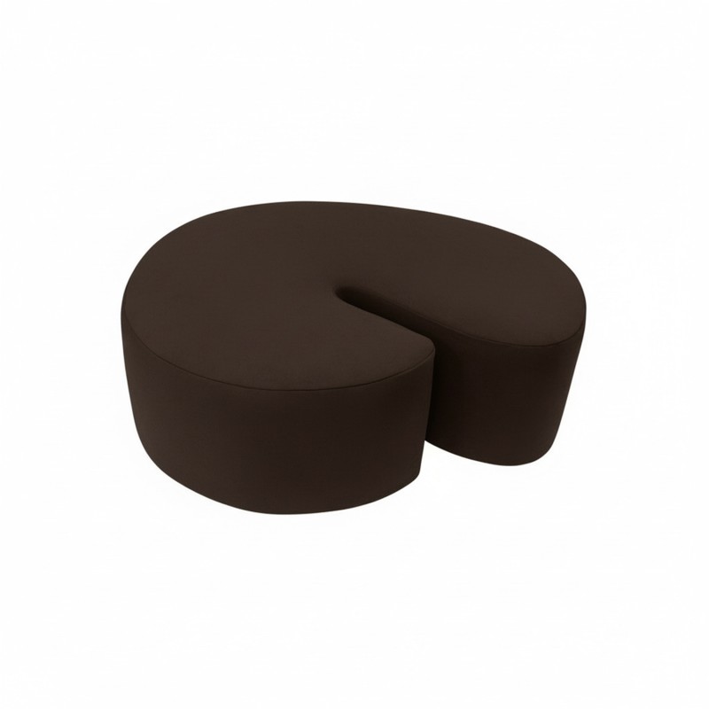 Designer pouf SHRIMP DIVA ESPRESSO