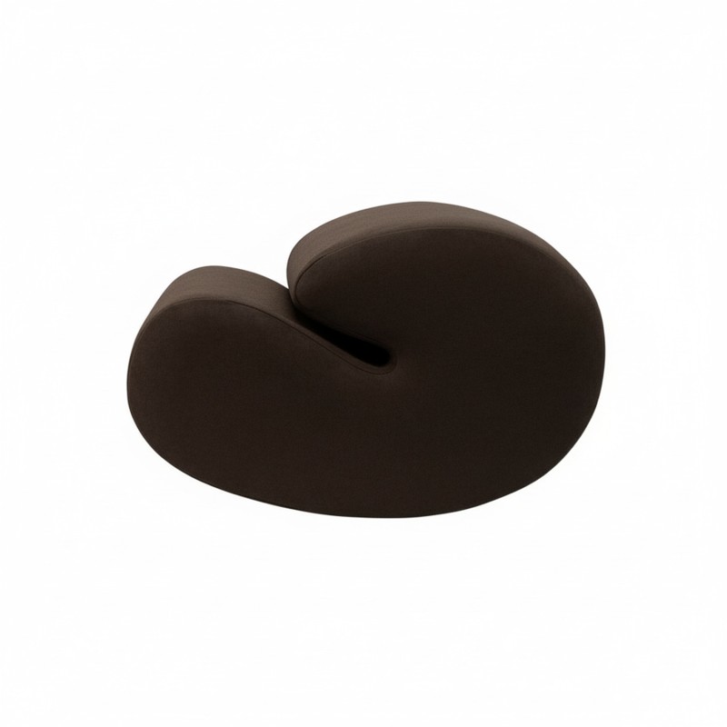Designer pouf SHRIMP DIVA ESPRESSO