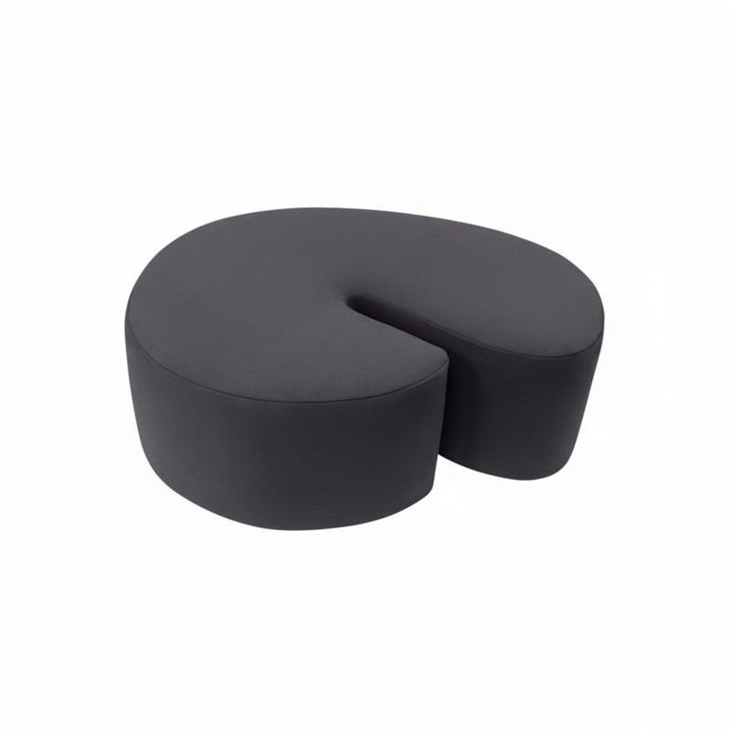 Designer pouf SHRIMP DIVA GREY