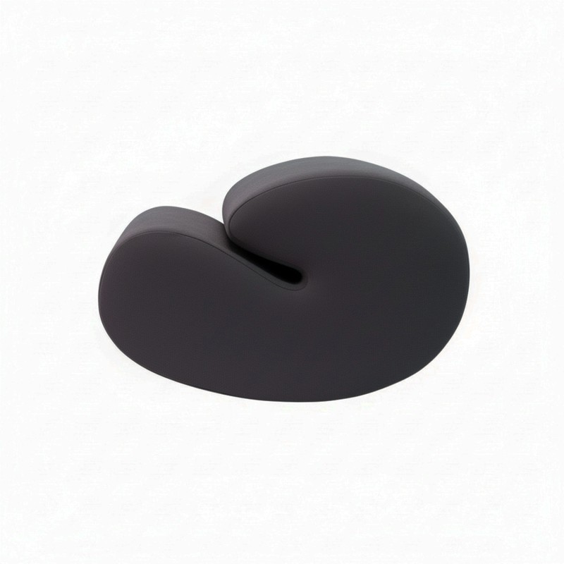 Designer pouf SHRIMP DIVA GREY
