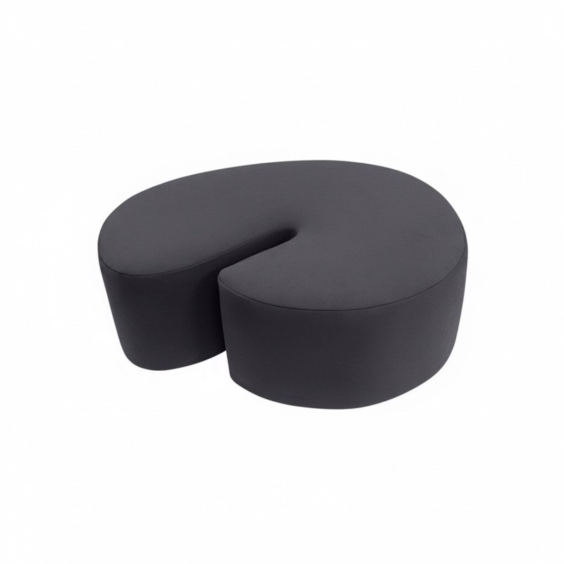 Designer pouf SHRIMP DIVA GREY