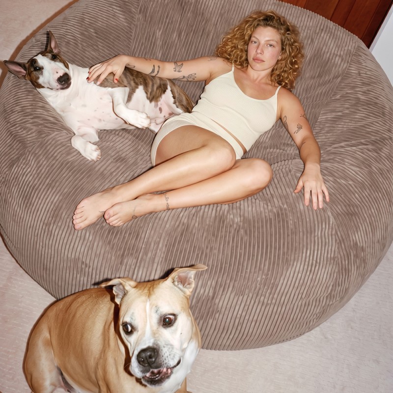Сhair pouf for home Cloud Large Paul 4