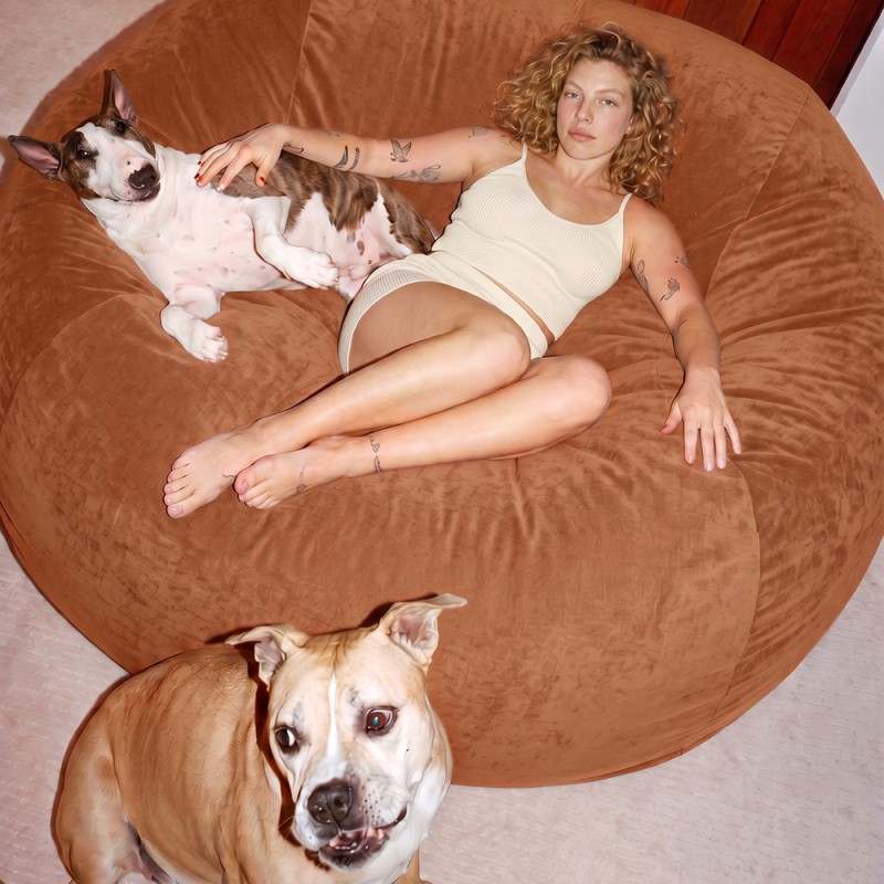 Сhair pouf for home Cloud Large Rene 9