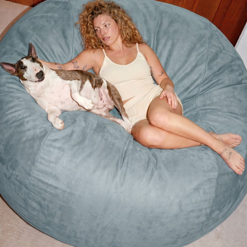 Frameless armchair (soft pouf) Cloud Medium Rene 12