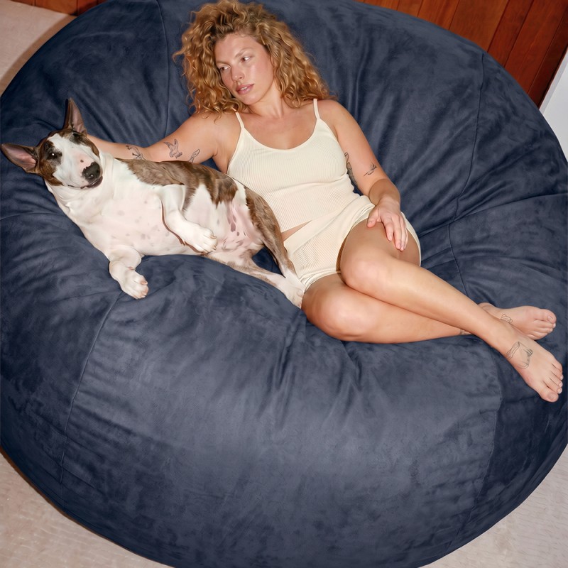 Frameless armchair (soft pouf) Cloud Medium Rene 18