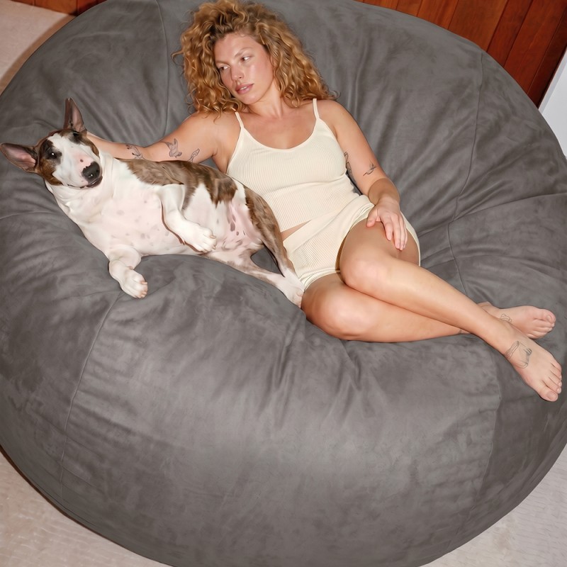 Frameless armchair (soft pouf) Cloud Medium Rene 4