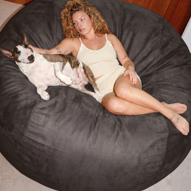 Frameless armchair (soft pouf) Cloud Medium Rene 5