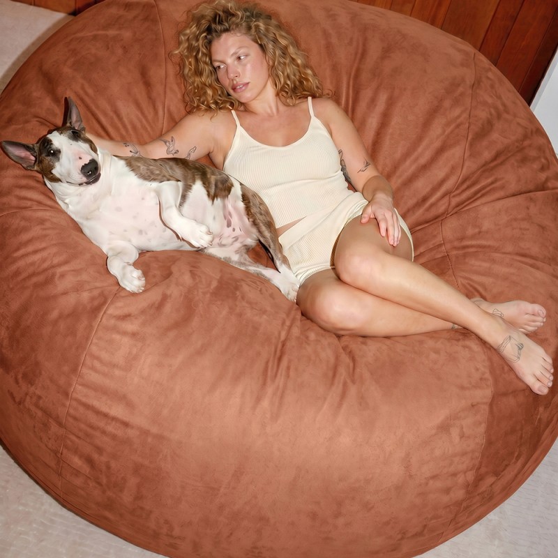 Frameless armchair (soft pouf) Cloud Medium Rene 9