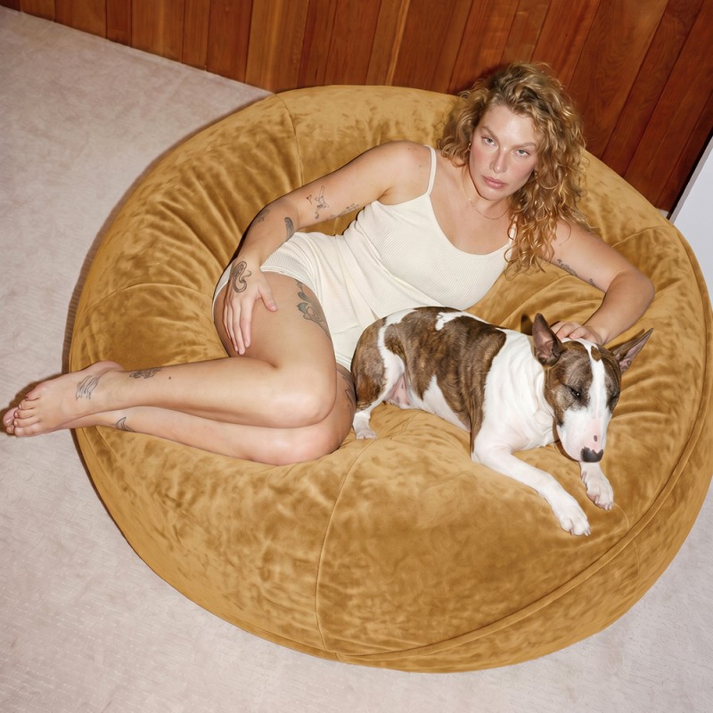 Soft pouf Cloud Small Rene 10