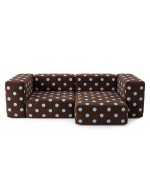 Sofa Noma Duo Dot Choco