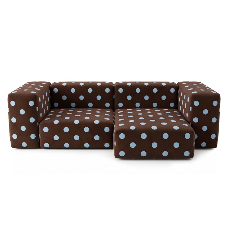 Sofa Noma Duo Dot Choco