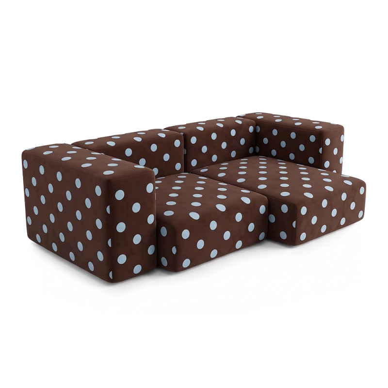 Sofa Noma Duo Dot Choco
