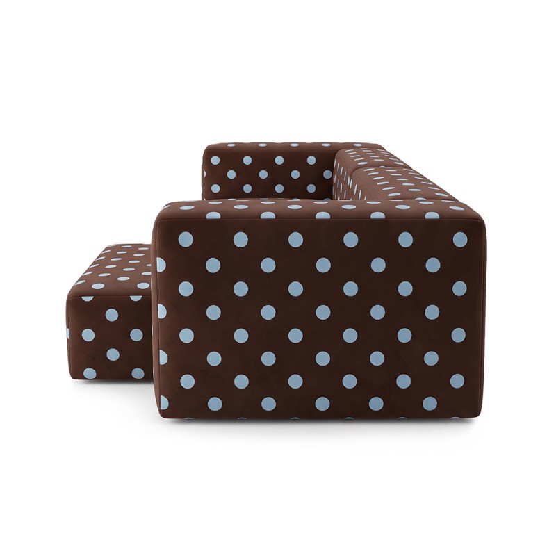 Sofa Noma Duo Dot Choco