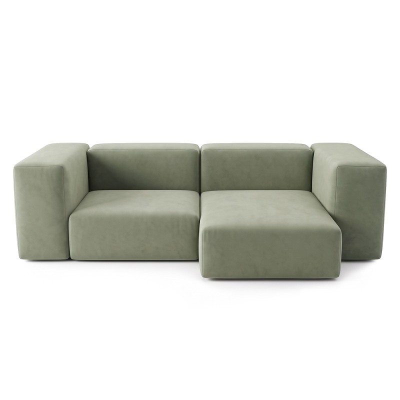 Sofa Noma Duo Velour Dark Green
