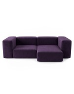 Sofa Noma Duo Velour Dark Purple