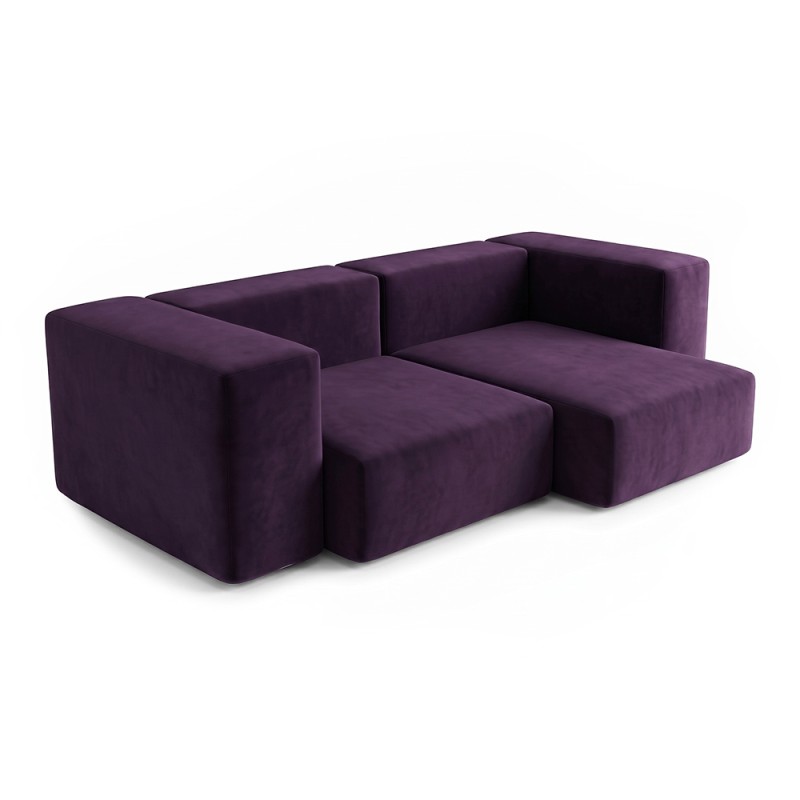 Sofa Noma Duo Velour Dark Purple