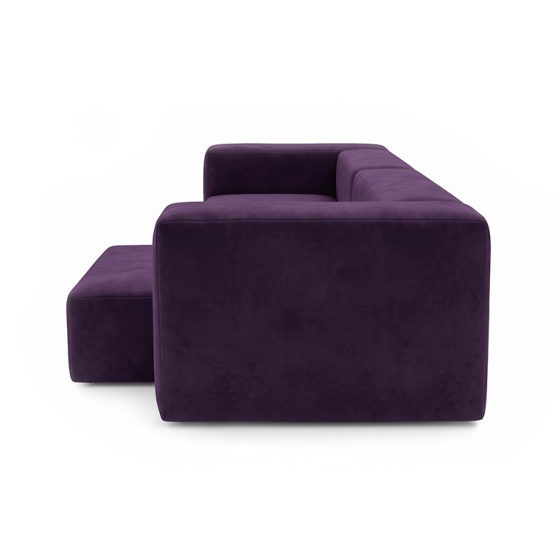 Sofa Noma Duo Velour Dark Purple